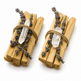 Palo Santo bundle with Lavender or Crystal Point