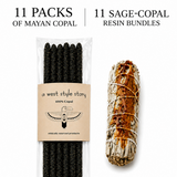 Sage & Copal Cleansing Bundle for Healing & Sacred Space