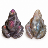 Labradorite Carving of Mythical Frog