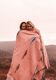 Mexican Blanket ~ Thunderbird (Rose) - SHIPS FREE!