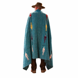 Teal Mexican Thunderbird Blanket – Teal Oasis