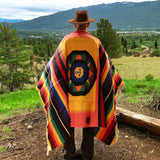 Mexican Blanket ~ Sun of God Aztec (Multi color) - SHIPS FREE!