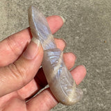 Golden Moonstone Crystal Reiki Knife Carving