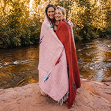 Pink Mexican Thunderbird Blanket – Sunset Pink Haze