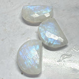 Moonstone Half Moon Gold Necklace