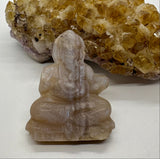 Golden Moonstone Crystal Ganesh Carving