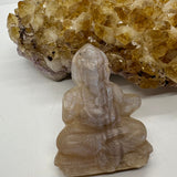 Golden Moonstone Crystal Ganesh Carving