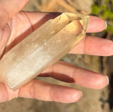 Romanian Yellow Citrine Double Point Crystal – 128g