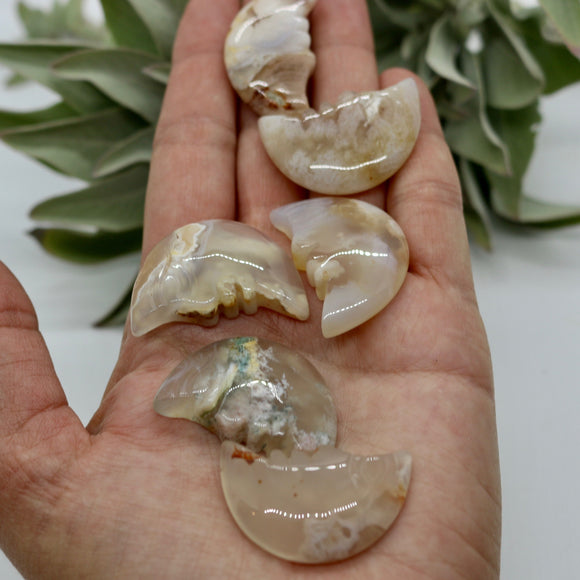 Crystals ~ Flower Agate Moon