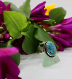 Rings ~ Oyster Turquoise 925 Sterling Silver 6.25