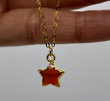 Gemstone Collection ~ Carnelian Wish Upon a Star/Pendulum