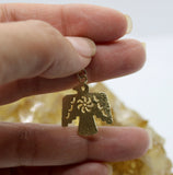 Gemstone Collection ~ Thunderbird 14K Vermeil Gold Pendant