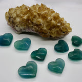 Crystals ~ Rare Blue Fluorite Hearts