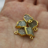 Gemstone Collection ~ Aquamarine Droplet Necklace