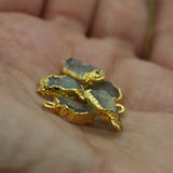 Gemstone Collection ~ Aquamarine Droplet Necklace