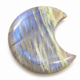 Moonstone Crescent Large Moon Carving