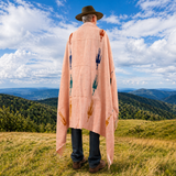 Blush Pink Mexican Thunderbird Blanket – Baby Blush