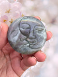 Crystals~ Labradorite Eclipse Carving