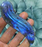 Crystals ~ Labradorite Feather