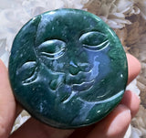 Crystals ~ Moss Agate Eclipse Moon