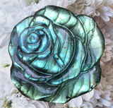 Crystals~ Labradorite Rose Carving