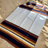 Mexican Wool Aztec Blanket – Desert Stone