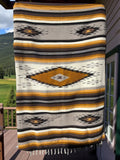 Mexican Blanket  100% Wool Golden Healer