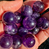 Brazilian Amethyst Mini Spheres – Healing Crystal for Intuition & Calm