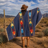Navy Mexican Fish Blanket – Deep Ocean