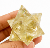 Citrine Crystal Merkaba Star