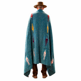 Teal Mexican Thunderbird Blanket – Teal Oasis