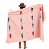 Pink Mexican Thunderbird Blanket – Sunset Pink Haze