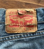 Vintage Levi Distressed 505 Cutoff High Waist shorts Size 30