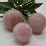 Crystals ~ Madagascar Rose Quartz Balls