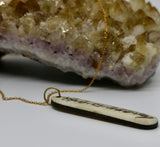 Gemstone Collection ~ Tibetan OM Mantra Bone Pendant