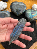 Crystals ~ Labradorite Reiki Feather