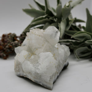 Crystals ~ Apophyllite + Stilbite Mineral 210 grams