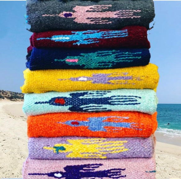 Rose Thunderbird Mexican Blanket – a west style story