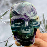 Crystals ~ Flourite Skull 2.54 lb
