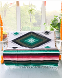 Mexican Blanket ~ Aztec Diamond Design - SHIPS FREE!